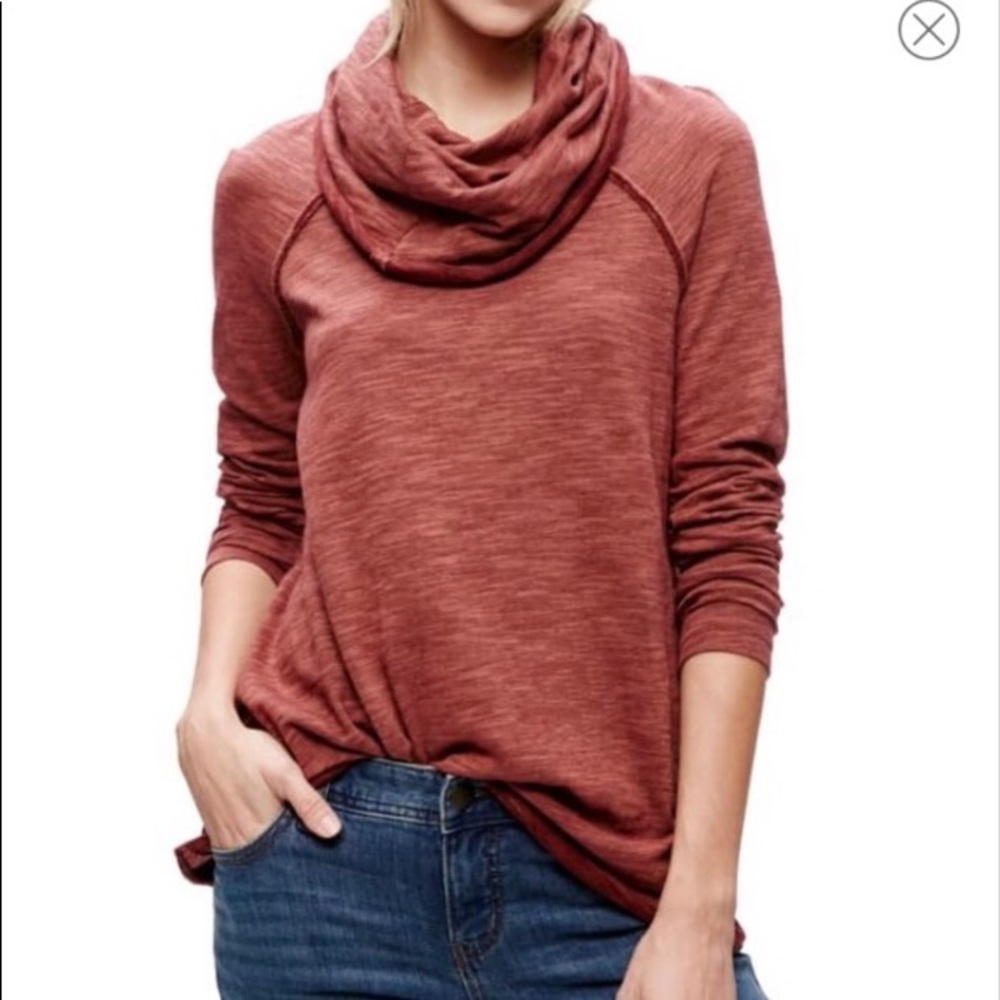 NWT Free People Cowl Neck pullover